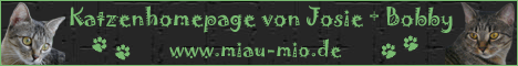 Gästebuch Banner - verlinkt mit http://www.miau-mio.de